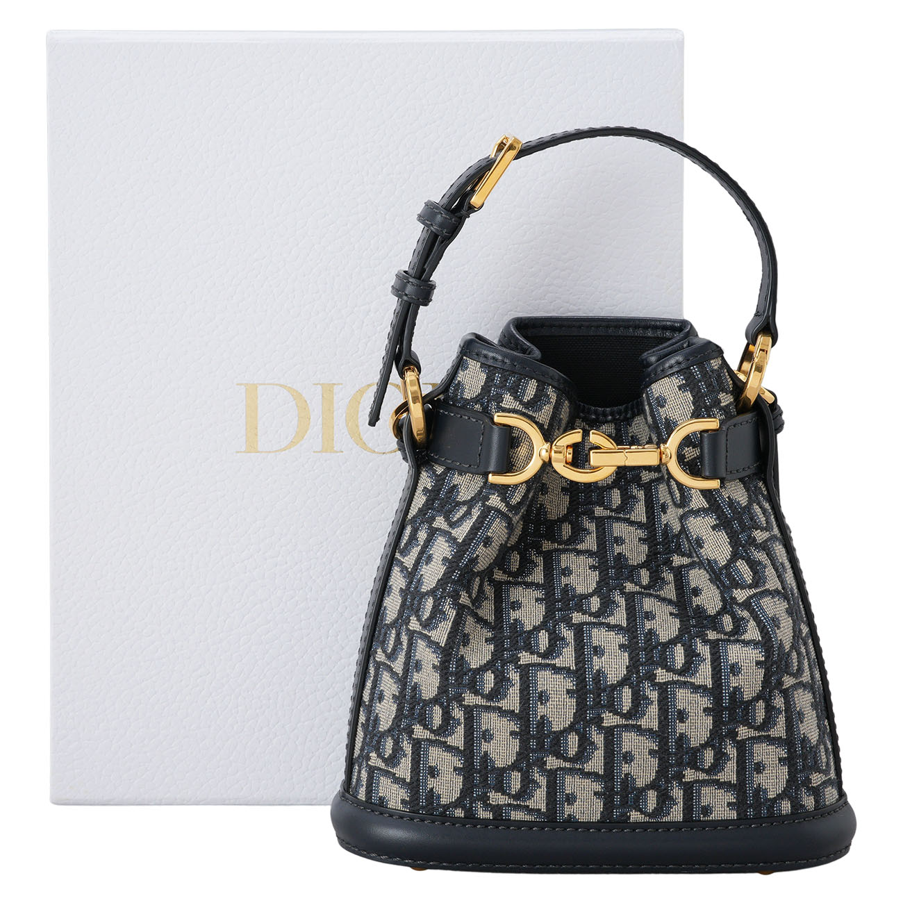 CHRISTIAN DIOR(USED)디올 오블리크 쎄디올 스몰 버킷백
